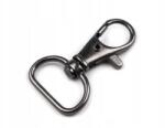 Stoklasa Forgatható fém karabiner 18 mm, fekete nikkel, 5 db (090573_149836_16781)