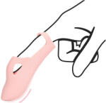Loveline - bordázott ujjvibrátor (pink) - shop
