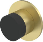 KWS fali ajtóütköző 2069 átmérő 30 mm hossz 28 mm alumínium sárgarézszínű eloxált (SCH-102283888)