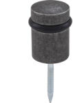 Halcö HALCÖ padló ajtóütköző átmérő 30 mm fekete horganyzott acél passzivált (SCH-102203916)