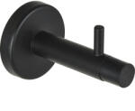 SCH Fali ajtóütköző kampóval hossz 82 mm acél fekete matt (SCH-102236212)