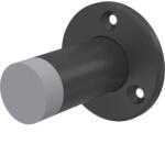KWS fali ajtóütköző 2012 átmérő 55 mm magasság 120 mm acél fekete lakkozott (SCH-102283590)