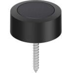 FSB padló ajtóütköző - 38 3878 átmérő 48 mm magasság 24 mm aluminium fekete matt (SCH-102283047)