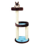 TRIXIE Lugo Scratching Post - macskabútor (barna/türkiz) 103cm (028-43870)