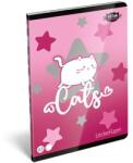 LIZZY Füzet, tűzött, A5, lecke, 40 lap, LIZZYSULI, Kit tok Stars Purrfect (7500174002) - fodicoaruhaz