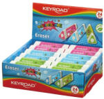 Keyroad Radír, PVC mentes 24 db/display Keyroad Kaleidoscope vegyes színek (RR38452)