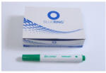 BLUERING Flipchart marker rostirón vizes kerek végű 3mm, Bluering® zöld (RRBR895523)