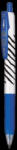 Zebra Zseléstoll 0, 7 mm csíkos test, Zebra Sarasa Clip, kék (RR64518)