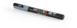 uni Dekormarker 0, 9-1, 3mm, PC-3M Uni Posca szürke (RR2UPC3MSZ)