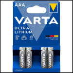 VARTA Elem AAA ceruza LR03 4 db/csomag, Varta Ultra Lithium (RR59265)