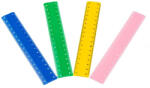Nebulo Vonalzó 16cm, -es, vegyes színek Nebulo (RRV116)