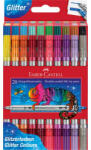Faber-Castell Rostirón, filctoll készlet, kétvégű csillámos Faber-Castell 20 klf. szín (RR68256)