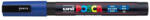 uni Dekormarker 0, 9-1, 3mm, Uni Posca PC-3M kék (RR2UPC3MK)