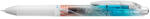 Pentel Rollertoll zselés 0, 5mm, tűhegyű Pentel EnerGelX, Kiriko Edition, Kikutsunagi írásszín kék (RR69367)