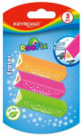 Keyroad Radír, PVC mentes 3 db/bliszter Keyroad Roo Fix vegyes színek (RR38468)