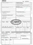 Bluering CMR nemzetközi fuvarlevél A4, 6lapos garnitúra B. CMR/6 (RRNYOMTBCMR)