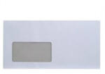 Bluering Boríték LA4 szilikonos bélésnyomott bal ablakos 35x90mm 110x220mm B20A20 Bluering® fehér (RRBORLA4SZILI359B)