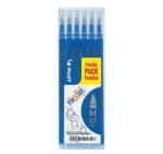 Pilot Rollertoll betét golyóméret 0, 7mm, 6 db/csom Pilot Frixion Ball/Clicker, írásszín kék (RRBLSFR7LS6)