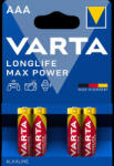 VARTA Elem AAA mikro LR03 Longlife Max Power 4 db/csomag, Varta (RR35028)