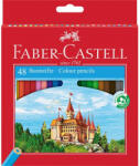 Faber-Castell Színes ceruza készlet hatszögletű kastélyos Faber-Castell 48klf. szín (RR68138)