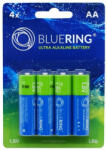 BLUERING Elem AA ceruza LR6 tartós alkáli 4 db/csomag, Bluering® (RRBR895769)