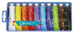 Connect Tempera 10x18 ml, készlet, Connect tubusos (RR303831)