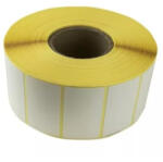 BLUERING Etikett címke thermo, 25x50mm, tekercses, 2000 címke/tekercs Bluering® fehér (RR37776)