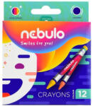 Nebulo Zsírkréta készlet, Nebulo, 12 klf. szín (RRNZSK12)