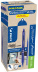 Pilot Rollertoll 0, 7mm, törölhető Pilot Frixion Clicker GreenPack, 12 toll + 12betét, írásszín kék (RR57158)