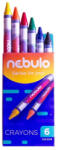 Nebulo Zsírkréta készlet Nebulo 6 klf. szín (RR61000)