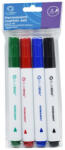 BLUERING Alkoholos marker készlet, 3mm, kerek hegyű 4-es készlet Bluering® (RRJJ20523B4ROUND)