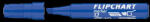 ICO Flipchart marker vízbázisú 1-4mm, vágott Artip 12 kék (RR9580002006)