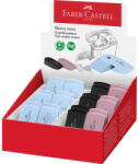 Faber-Castell Radír műanyag tartóban mini színátmenetes SLEEVE Faber-Castell égkék, fekete, rózsaszín (RR68172)