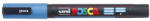 uni Dekormarker 0, 9-1, 3mm, Uni-Posca PC-3ML csillámló világoskék (RR62831)