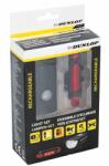 Wagner Home Dunlop kerékpár lámpa szett első/hátsó USB tölthető - 500/240 mAh (WH-DUNLOP-KEREKPAR-LAMPA-SZETT-ELOSO-HATSO-USB-TOLTHETO-500-240-MAH)