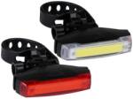 Wagner Home Dunlop kerékpár lámpa szett 2 db-os - első és hátsó, elemes (CR2032) (WH-DUNLOP-KEREKPAR-LAMPA-SZETT-2-DB-OS-ELOSO-ES-HATSO-ELEMES-CR2032)