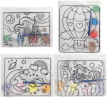  Fényvarázs forma üvegfestékkel, 8x11cm, 4 festék, ecset, 4 féle változat (KDS-MY-501)