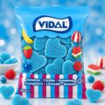 Vidal Savanyú Óriás Málnás Szív Gumicukor 1000g