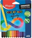 Maped Színes ceruza készlet különleges az egész ceruza felhasználható Maped Color Peps Infinity 12 db háromszögletű (861600)