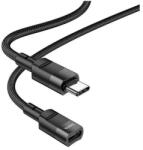 hoco. U107 USB-C hosszabbító kábel 1, 2m, fekete (636830)