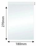 Mega Plus Pungi Polipropilena pentru Alimente/Textile, 180x270mm, Autoadeziv, Transparent, 40m, 100Buc/Set (BZL-0225)