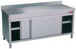 DIAMOND Masa inox DIAMOND TA207A/M, dulap cu usi glisant+margine (TA207A/M) Bufet