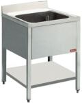 DIAMOND Chiuveta inox DIAMOND L611/6, cu raft (L611/6)