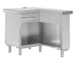INFRICO Dulapior tip bufet forma in L INFRICO SSCI, latime 112.5 cm, inox Bufet