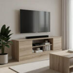 FDY Comoda TV Sasora, nuanta sonoma, 120 x 35 x 41.5 cm