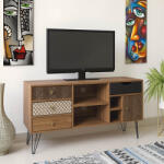 FDY Comoda TV Bohira, culoare nuc, 120 x 39 x 64 cm