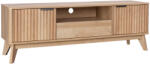 FDY Comoda TV Hameva din MDF, nuanta naturala, 145 x 39.5 x 49 cm