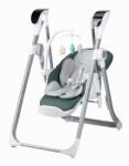 FreeOn Scaun de masa si balansoar, FreeON, Oli Deluxe, 2 in 1, Transformabil, Multifunctional, Cu melodii de leagan, 0 luni+, Pistachio (82436) - kidscare Scaun de masa bebelusi, inaltator