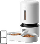 Petlibro Dozator automat de hrană Petlibro Granary, 5L, bol dublu, alb (53478)