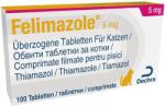 Dechra Felimazole, 5 mg/ 100 comprimate